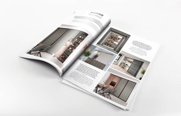 Mockup des Linea Prospekts 2024